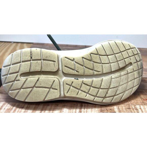 Oofos OOmg Low Shoe Green & White Lightweight Recovery Sneakers Mens 8M - Picture 7 of 8